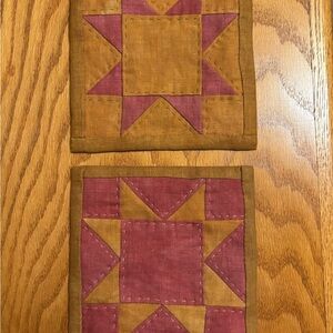 Handcrafted Quilted Coasters